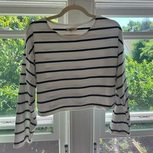 Madewell Crop Long Sleeve Tee